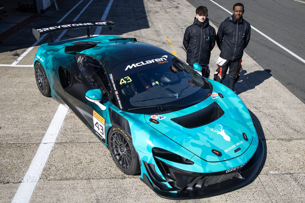 SNR Racing. SAm, Josh and the McLaren